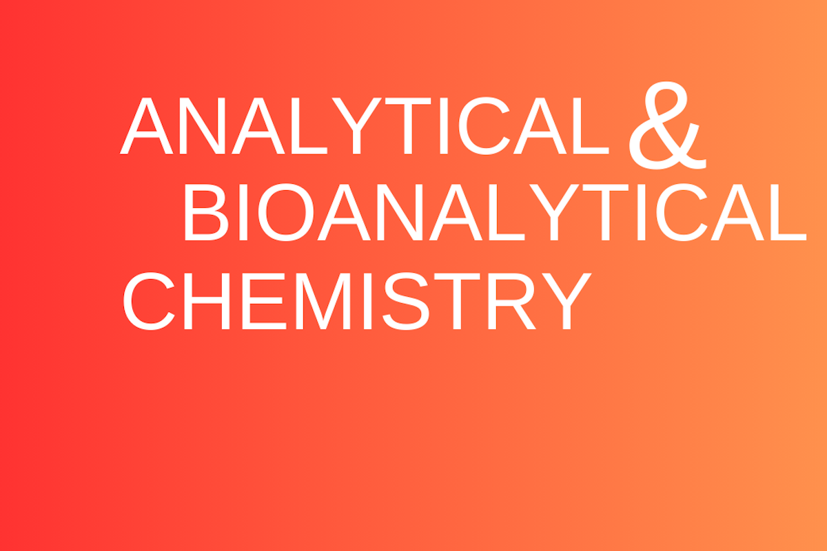 News: publication in Analytical and Bioanalytical Chemistry