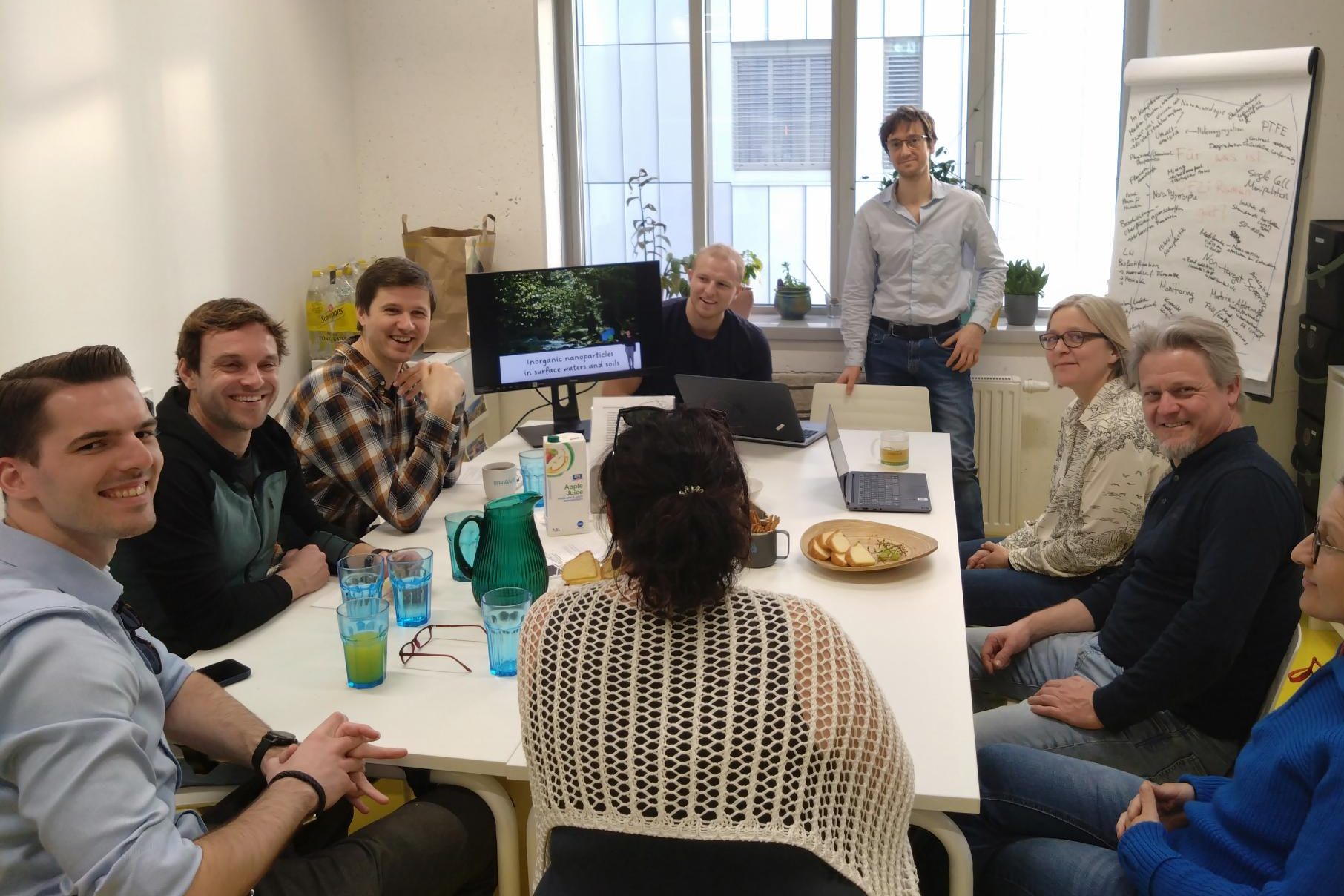 Allan Philippe visits us for soil analysis